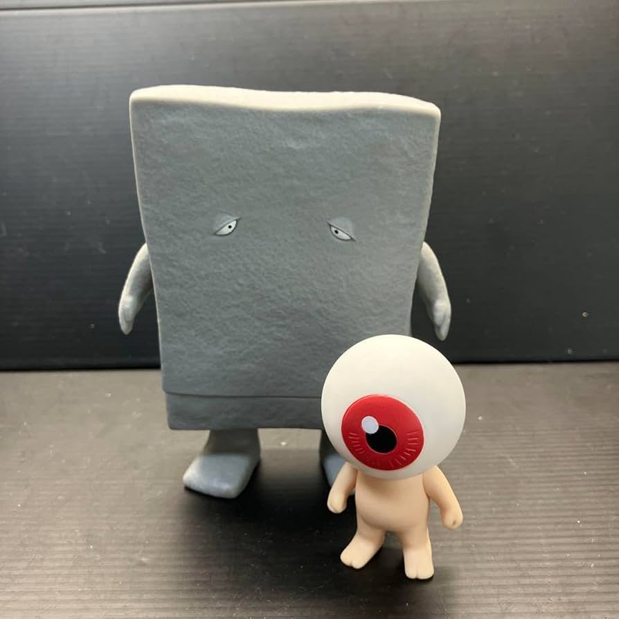 稀少品 レア ゲゲゲの鬼太郎フィギュア 目玉の親父 ぬりかべ